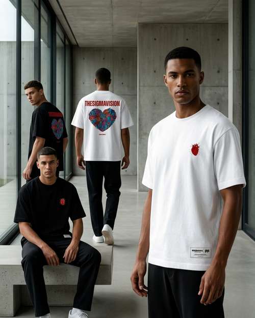 SIGMAN summer men's fashion - models in oversized cotton streetwear for the 2026 summer collection