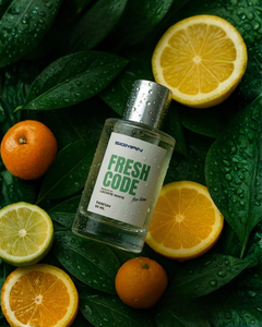 FRESH CODE SIGMAN perfume bottle, clean fresh citrus unisex fragrance