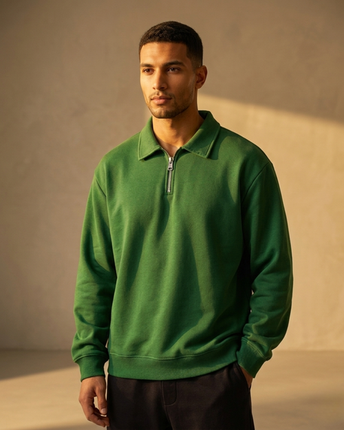 HALF ZIPPER LONG SLEEVE